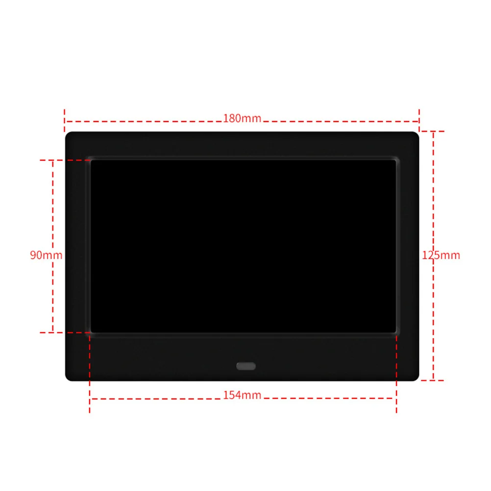 

7 Inch Digital Photo Frame Advertising Player Large Screen Support Usb Card 32Gb Home Office Decor Electronic Album Led