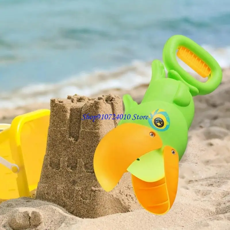 77hd Tool formato praia forma pato brinquedo garra para a areia ao ar livre segura para crianças pequenas