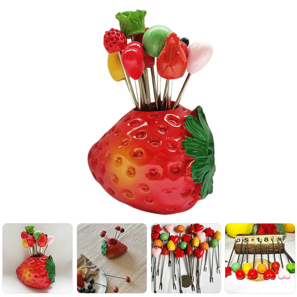 

1 set Fork Set Mini Dessert Fruit Appetizer Forks Reusable Kitchen Tools For Cake Salad Ice Cream