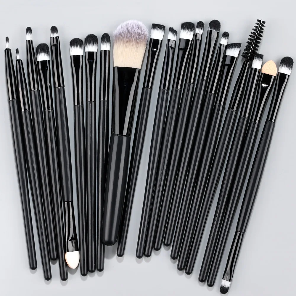 

20pcs Set Makeup Brush Soft Fluffy Eyeshadow Brush Powder Foundation Concealer Blush Highlighter Foundation Blending Beauty Tool