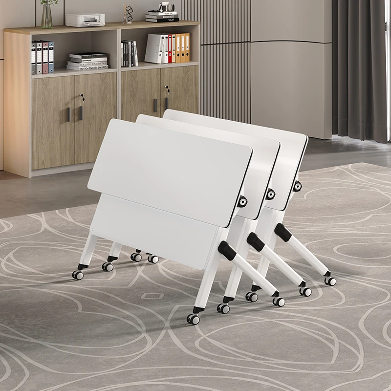 Folding Conference Training Table Large office mobile desk