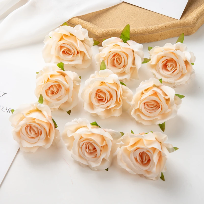 100 stücke Seide Künstliche Blume Rose Hochzeit brautstrauß Outdoor Garten Home Festival Party Decor Weihnachten Handgelenk Diy geschenk Box – Detail 9