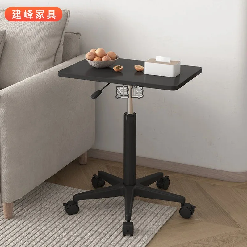 Mobile side few household bedside liftable small table standing notebook computer table with wheels sofa bedside table