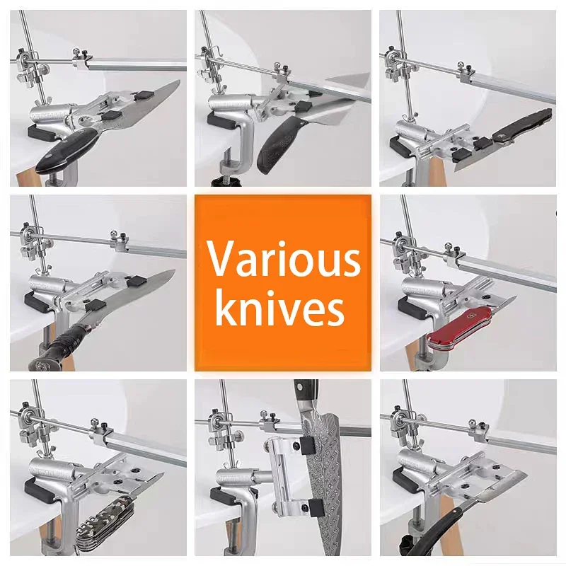 Fixed Angle Sharpener Ruixin Pro RX009 Knife Sharpener Sharpeing Stone Knife Tools Whetstone Diamond Knife Sharpener