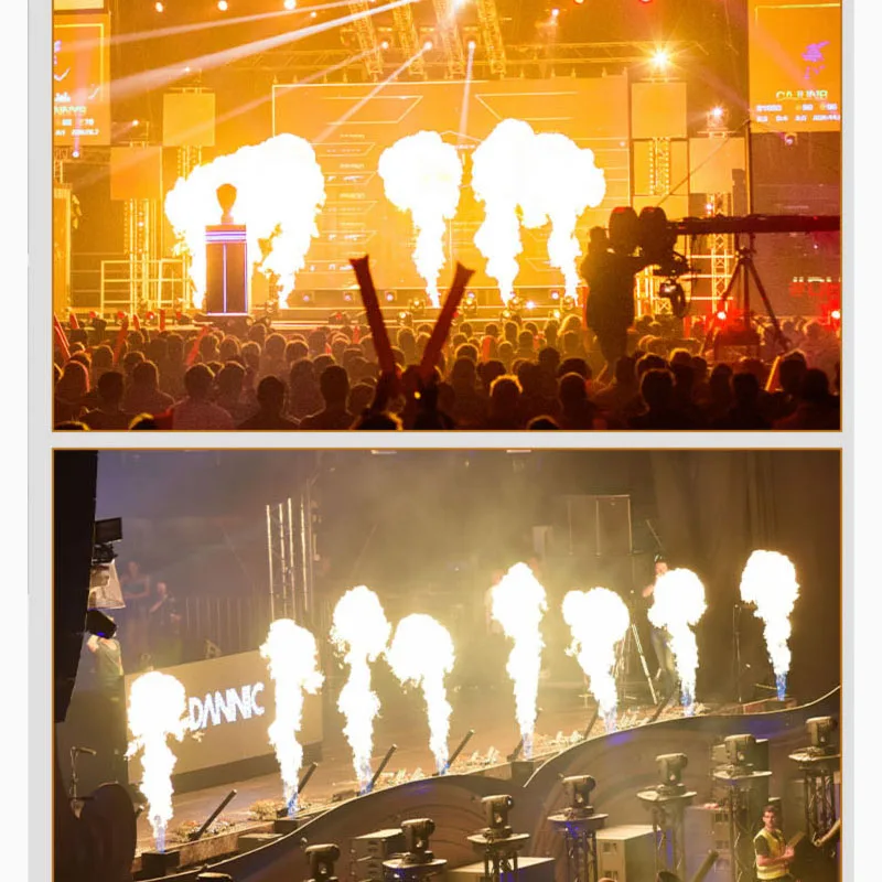 

Эффективная пламенная машина с 4 головками, сценический огнемет, электрическая импульсная зажигалка с управлением DMX512 и ЖК-дисплеем для атмосферы событий