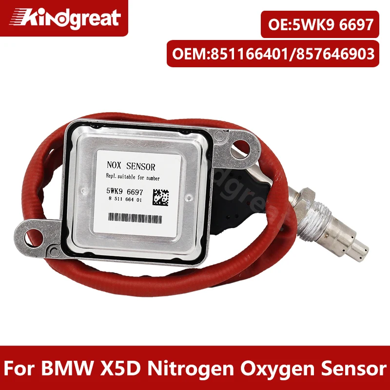 

Nox Sensor 5WK9 6697 Nitrogen Oxygen Sensor 12V Available model For BMW 857646903 851166401