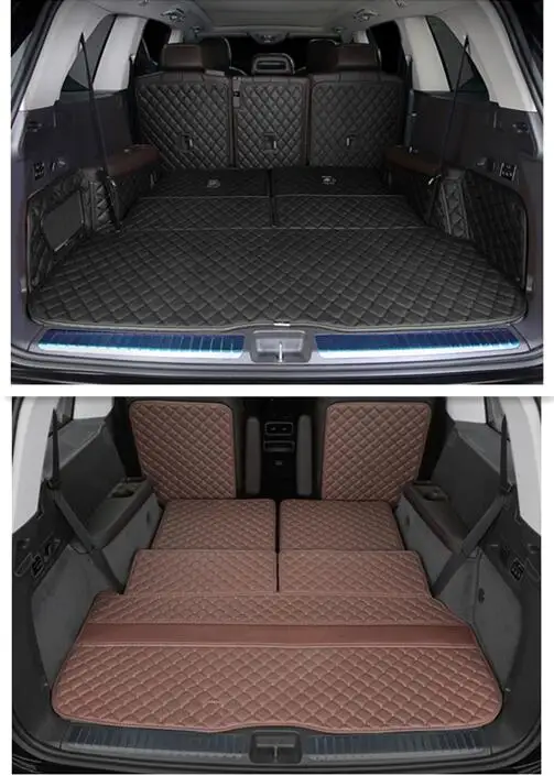 

Custom special car trunk mats for Mercedes Benz GLS 400d 450 580 X167 2025-2020 6 7 seats cargo liner mat boot carpets cover