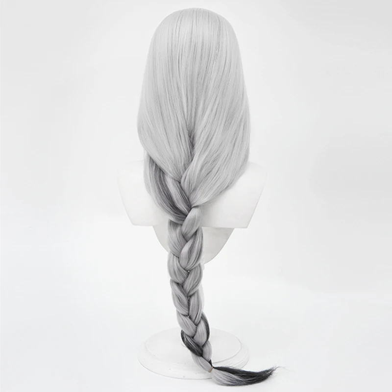 Аниме Shenhe Косплей Парик Игра Genshin Impact Синтетические волосы Хэллоуин Вечеринка Косплей Трансвестит Парики