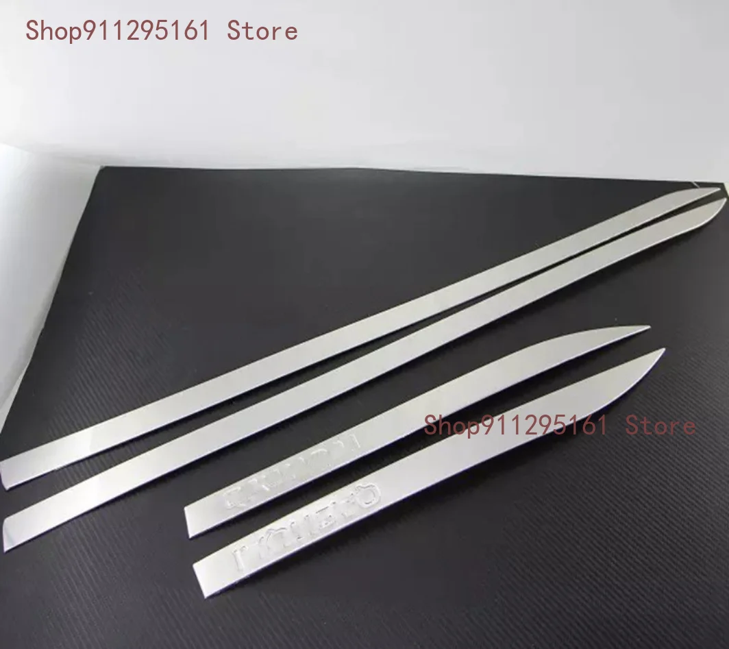 for Nissan Qashqai j11 2016 2017 2018 2019 CHROME SIDE DOOR BODY MOLDING TRIM COVER LINE GARNISH PROTECTOR ACCESSORIES