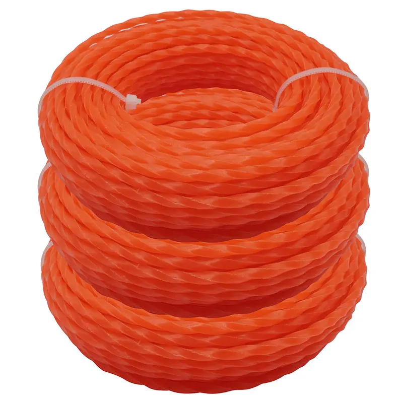 خط تشذيب النايلون LUSQI لاستبدال جزازة العشب ، رأس العشب ، قاطع الفرشاة ، حبل الأعشاب الضارة ، عالمي ، 1 رطل