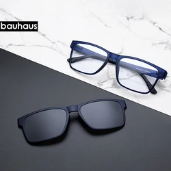High End Quality Optical Eyeglasses Frame Clip On Magnets Polarized Myopia Glasses sunglasses Spectacle Frame For Male
