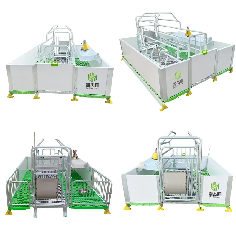 Hot Sale European Style Double Body Automatic Pig Cage Sow Gestation Pen Equipment for Piggery Farms