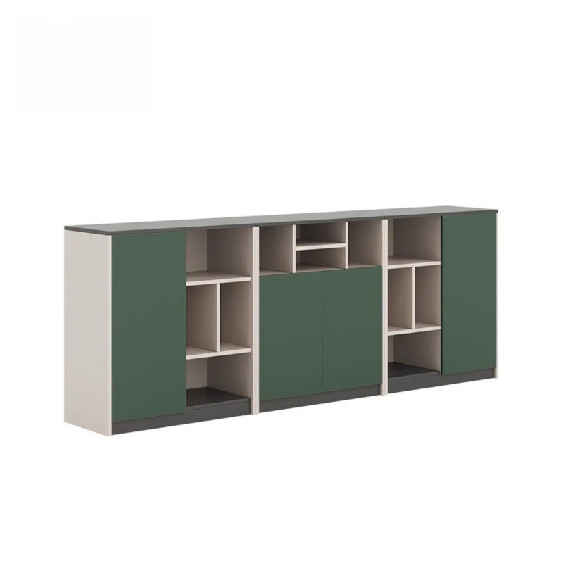 

Simple office background cabinet, office file cabinet, coffee table atmosphere full set of configuration floor file cabinet