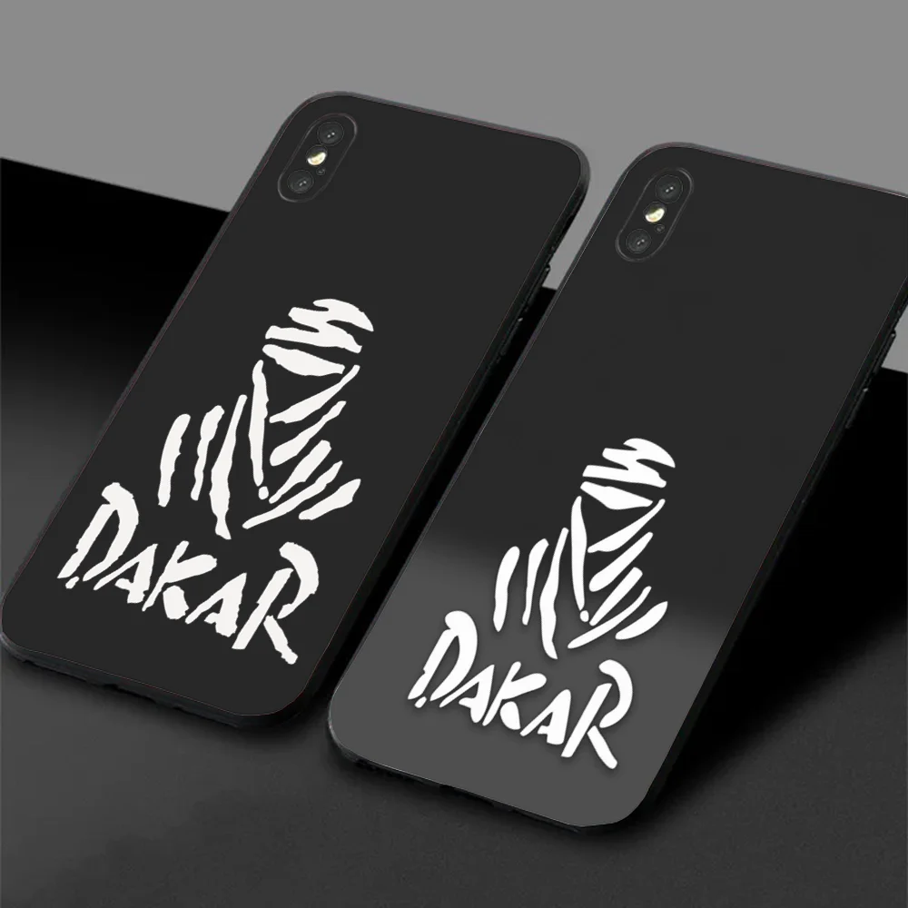 Rally D-Dakar Logo Phone Case For Samsung S24,23,22,30,21,10,9,Ultra,Plus,Lite,FE,5G Black Soft Case