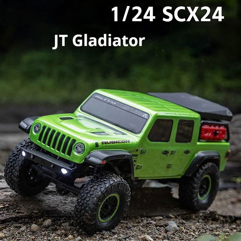

Осевой Scx24 Jt Gladiator Axi00005 V2 1/24 4wd Rtr, имитация электрического дистанционного управления, модель внедорожника, игрушка в подарок