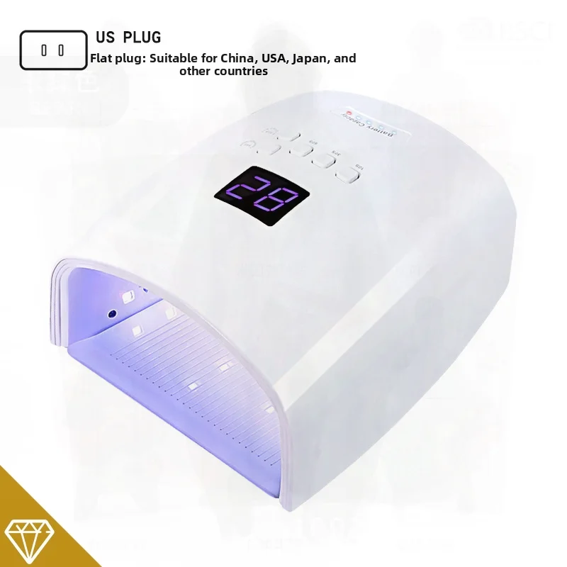 S10 lâmpada de armazenamento de energia sem fio para unhas 66W fototerapia de alta potência lâmpada LED de longa resistência para máquina de polimento de arte em unhas