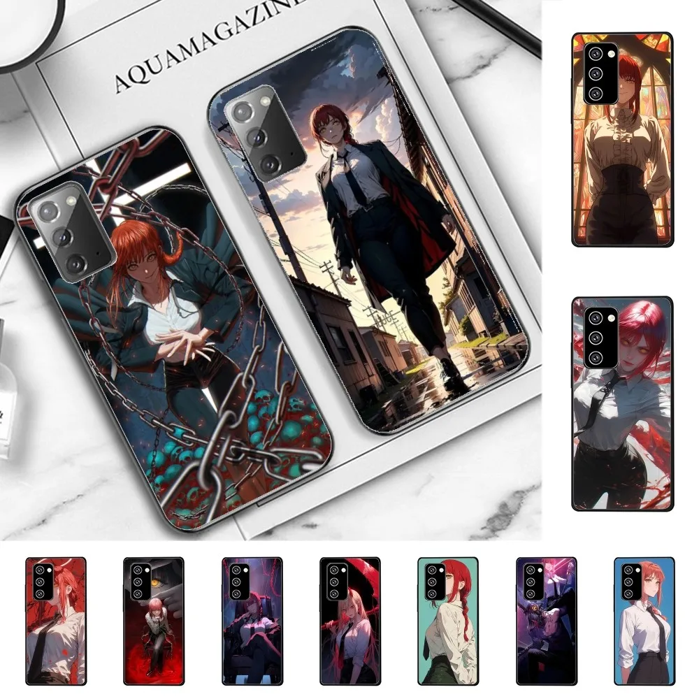 Chainsaw Man Makima Phone Case For Samsung Note 8 9 10 20 Pro Plus Lite M 10 11 20 30 21 31 51 A 21 22 42 02 03