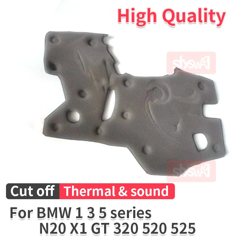 

Car Engine Hood Thermal Sound Insulation Cotton Sponge for BMW 7 Series G12 N55 N20 B48 X5 X6 GT535i High Quality Accessories