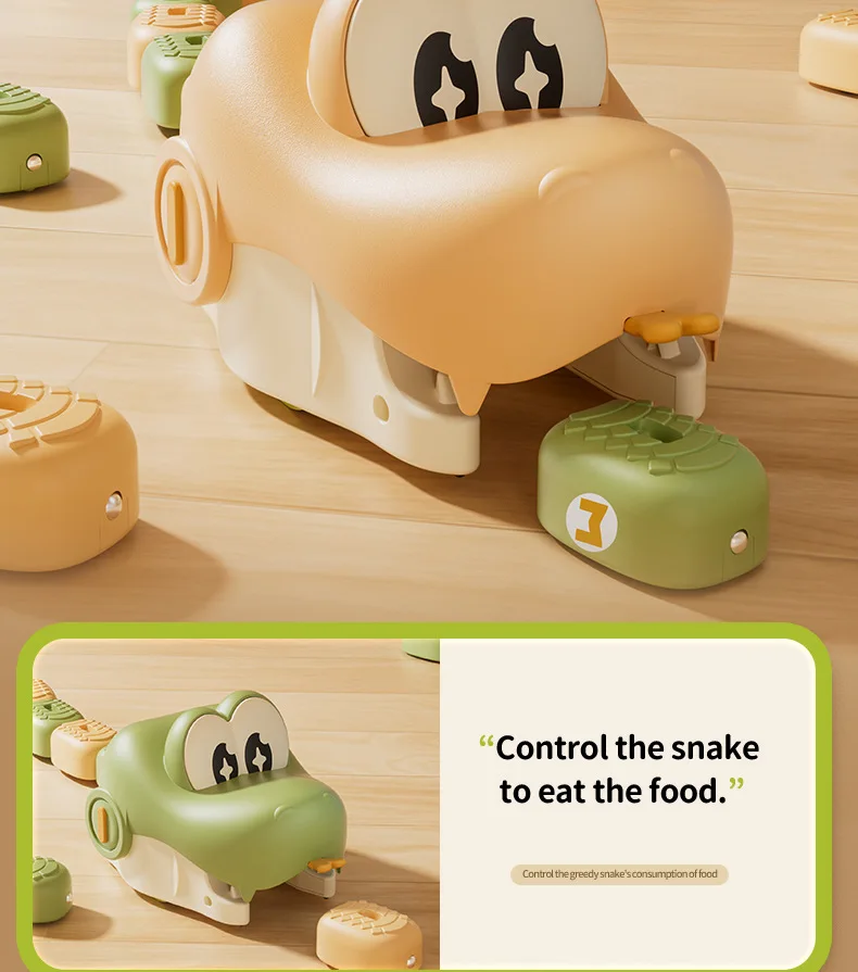 New Electric Remote-Controlled Snake Magnet Car,Parent-Child Interactive MultiPlayer Battle Toy,Christmas Birthday Gift for Kids