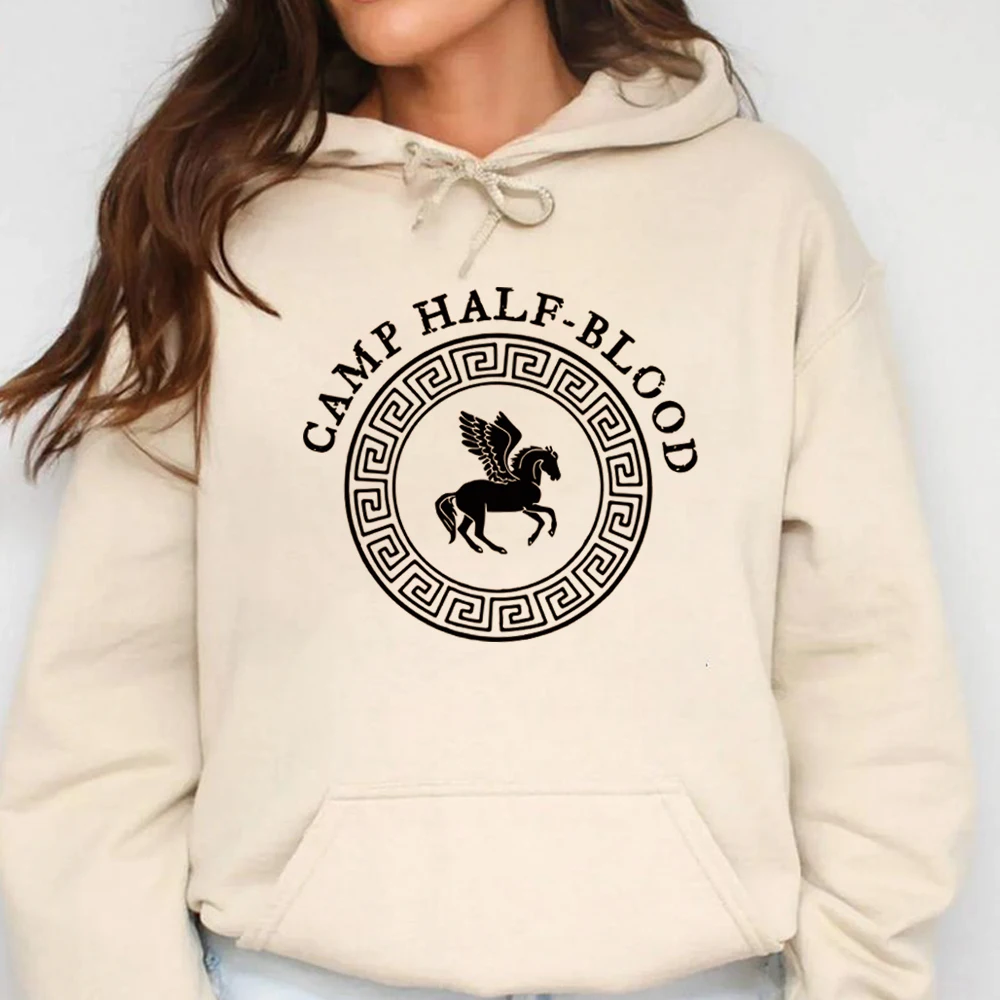 Streetwear Trendy Orange Hoodie Camp Jupiter Hoodie Camp Half-Blood Sweatshirt Percy Jackson Hoodied Unisex Long Sleeves Hoodies