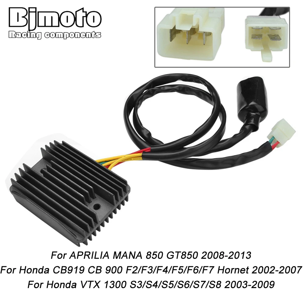 

Выпрямитель регулятора мотоцикла для Honda CB919 CB 900 F2/F3/F4/F5/F6/F7 Hornet 2002-2007 VTX 1300 S3/S4/S5/S6/S7/S8 2003-2009