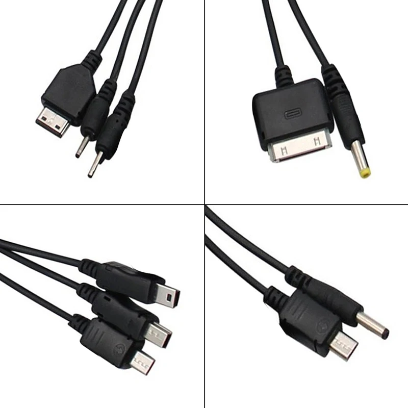 Nowy kabel 1Pc 10 w 1 Micro USB 2.0 Multi Charger męski do wielu wtyczek Kabel do telefonu komórkowego LG KG90 SAMSUNG Kabel do telefonu