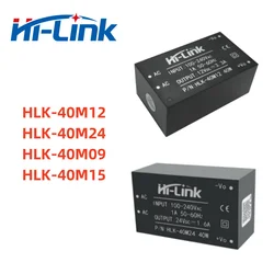 Hilink HLK-40M24 HLK-40M12 AC DC 전원 공급 장치 모듈, 절연 전원 컨버터, 220V ~ 12V, 24V, 40W 시리즈