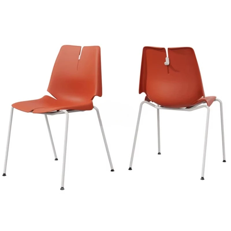 m Nordic Training Office Chairs with Pulleys Plastic Steel Staff Office Chairs Ergonomics Design Office Furniture m