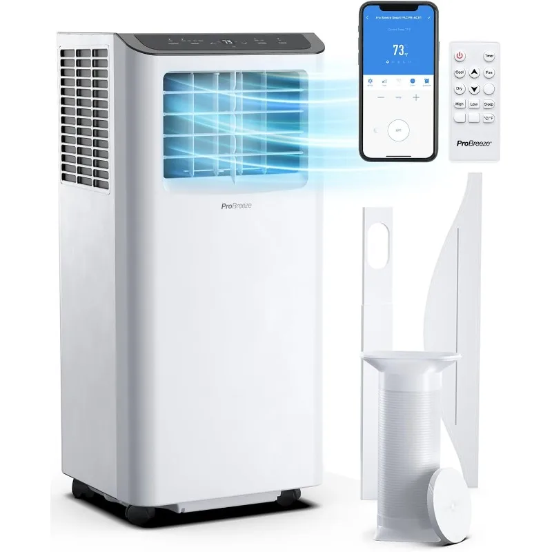 

Portable Air Conditioner for Room Air Conditioning Unit, Smart Air Conditioner with Fan, Dehumidifier, Timer, Window Venting Kit