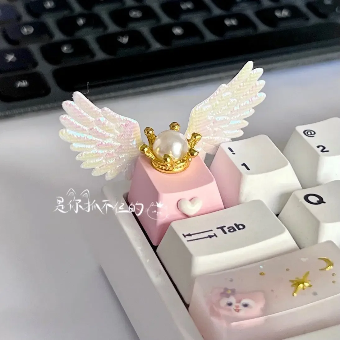 

Original Angel Wings Keycaps Maiden MX Switch Mechanical Gaming Keyboard Oem Keycaps Cute Pink Ins Style Keyboard Cap Gifts