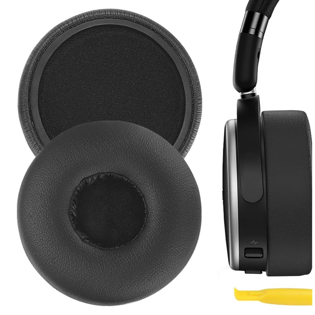 Geekria-AKG N60NC 무선 헤드셋용 이어패드, 교체용 헤드폰, 단백질 가죽, 이어 패드 커버 쿠션, 폼 이어머프