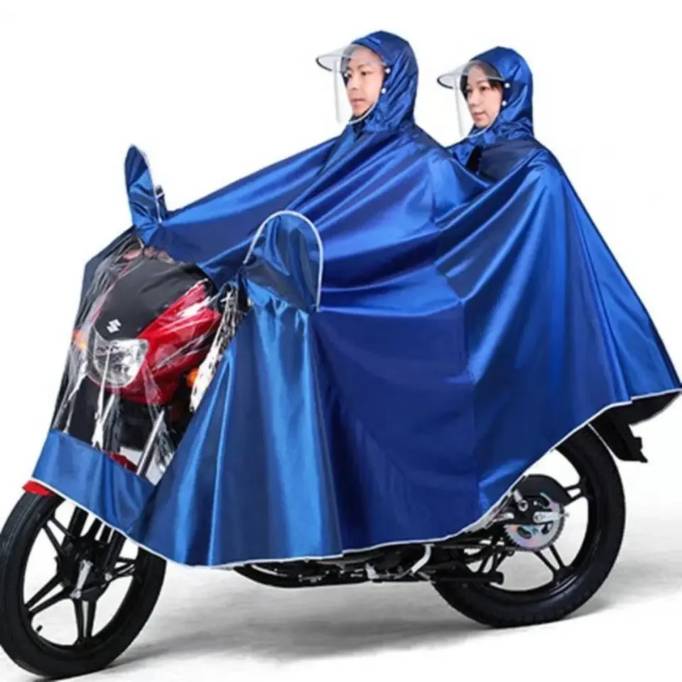 

150 motorcycle raincoat with double brims, oversized and oversized double brims, single and double person thickened, increased w