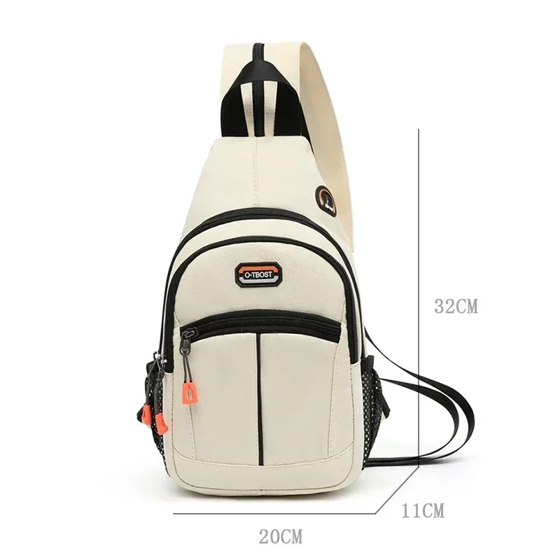 2024 Shoulder Bag Man Casual Chest Bag Business Male Bag Multi-Functional Women Backpack Cycling Sports Rucksack Travel Pack