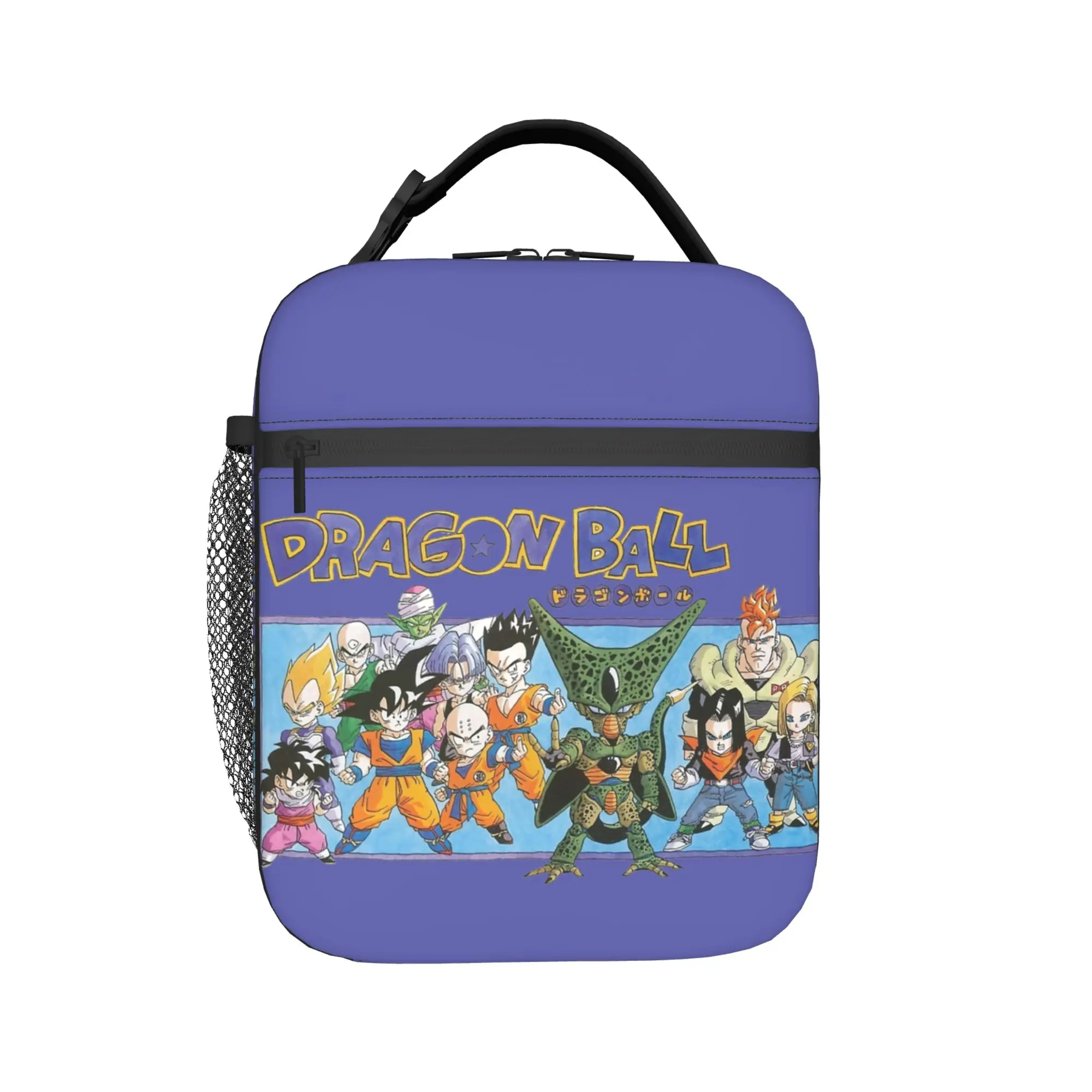 

D-Dragon-Ball-L DragonBalls Thermal Insulated Lunch Bags for Office Portable Food Bag Men Women Cooler Thermal Lunch Boxes