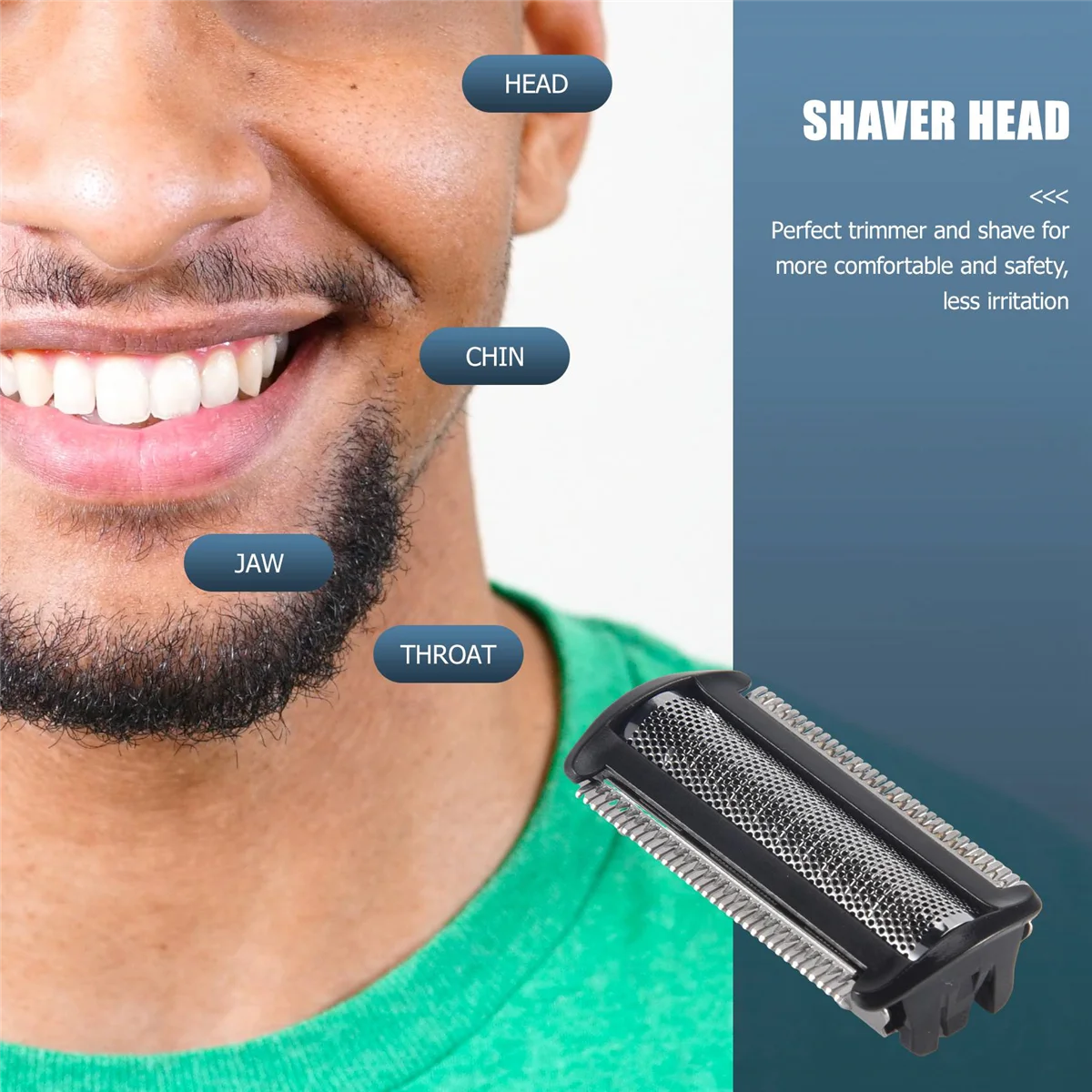 Foil Shaver cabeça para aparador, substituição para Bodygroom, BG2024, BG2036, BG3015, 3010, TT2000, TT2021, Shp9500, Ys534