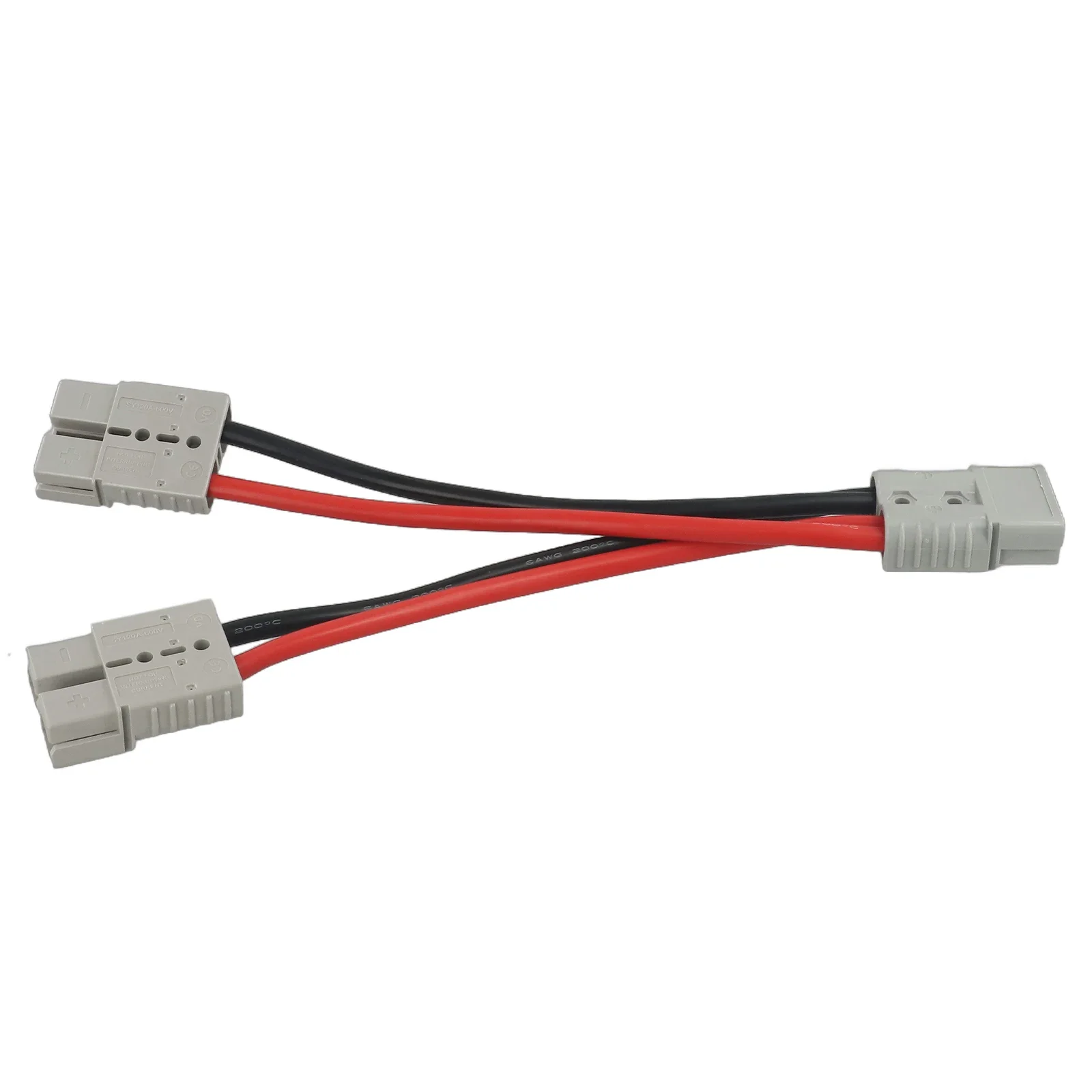 To Dual Y Adapter Plug Connector For Anderson Plug Yachts 6AWG Automotive Cable Connect Circuits Connect Devices