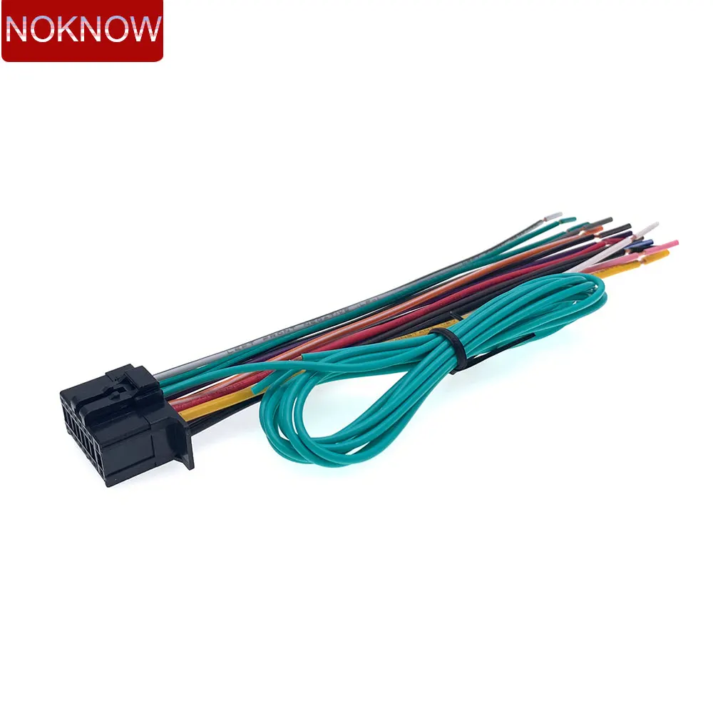 16 Pin Car Audio Radio ISO Wiring Harness with Brake Cable Connector Adapter for Pioneer AVH-Z7050BT AVH-Z2050BT AVH-Z5050BT