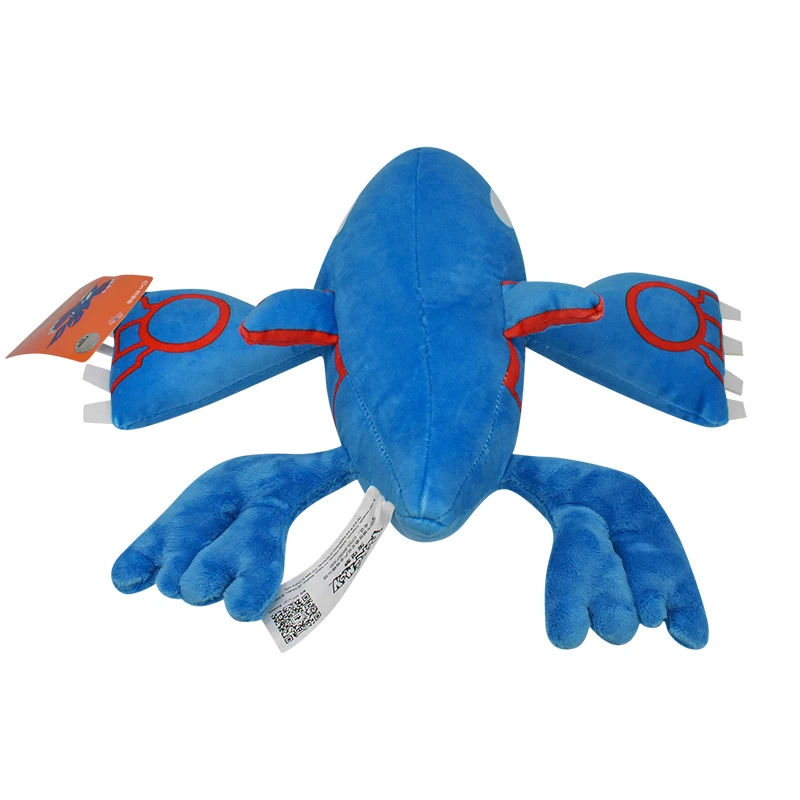 Kyogre Pokemon Shiny Kyogre Plush Toy  Ancient Pokémon Kawaii Whale Soft Stuffed Animal Doll Christmas Gifts for Kids