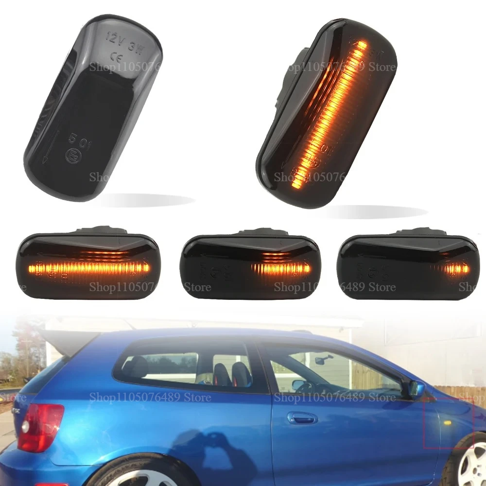 Auto Parts Side Marker Lamp Dynamic LED Turn Signal Lights For Honda CRV Accord Civic Jazz Fit Stream Integra DC5 Odyssey Acura