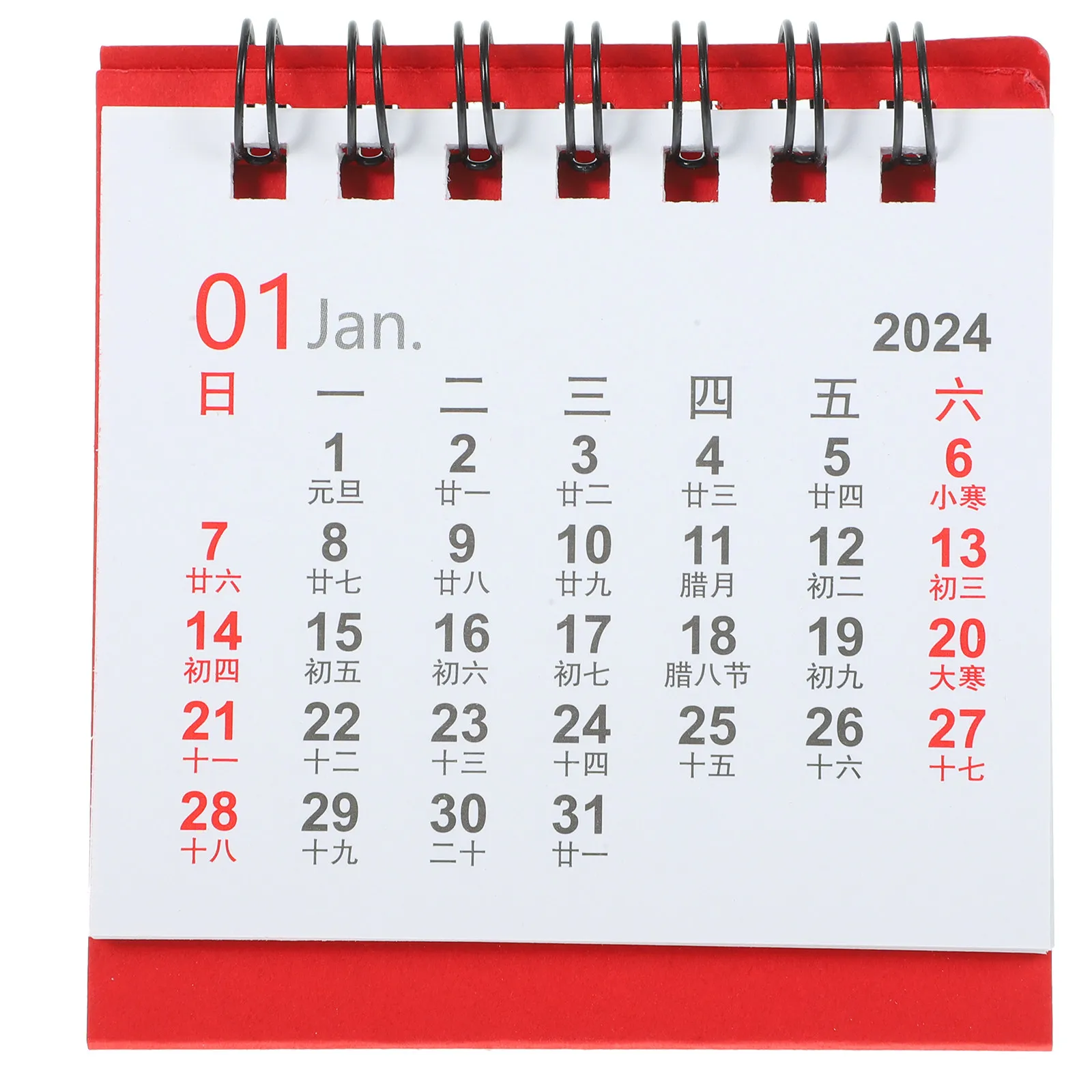 

Mini 2024 Desk Calendar Small Lightweight Standing Desktop Office Calendar Monthly Table Decor Office Accessory