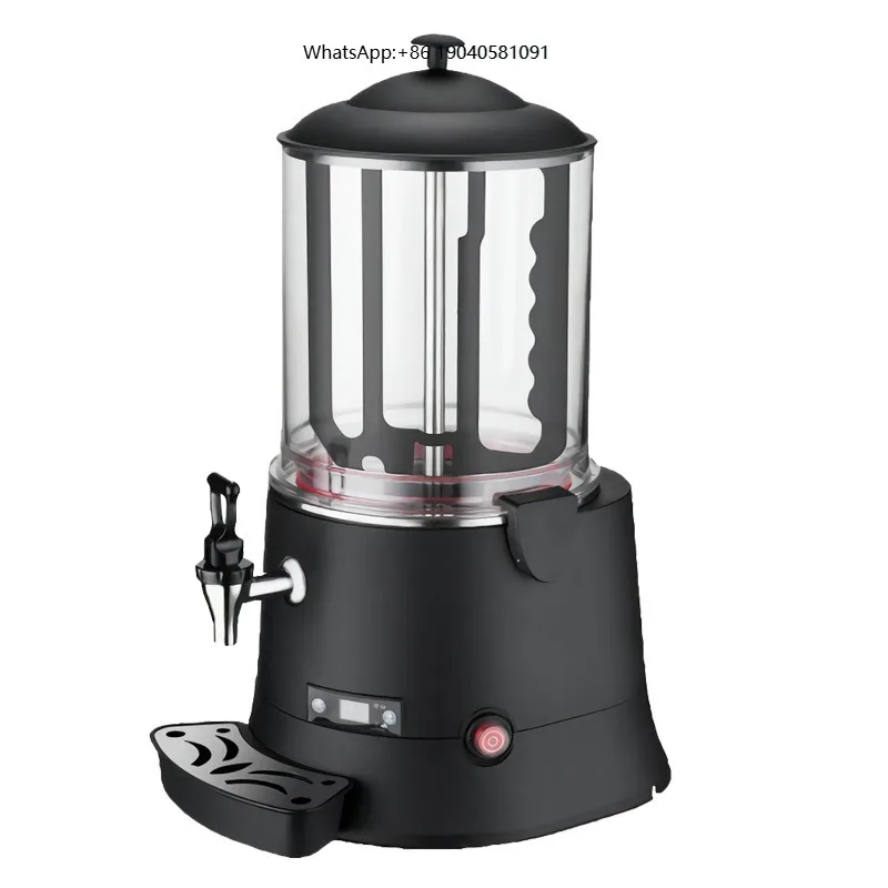 New Commercial Fully Automatic Chocolate Hot Melt Machine with Milk Cream Maker and Tea Boiling for Tea & Coffee Black