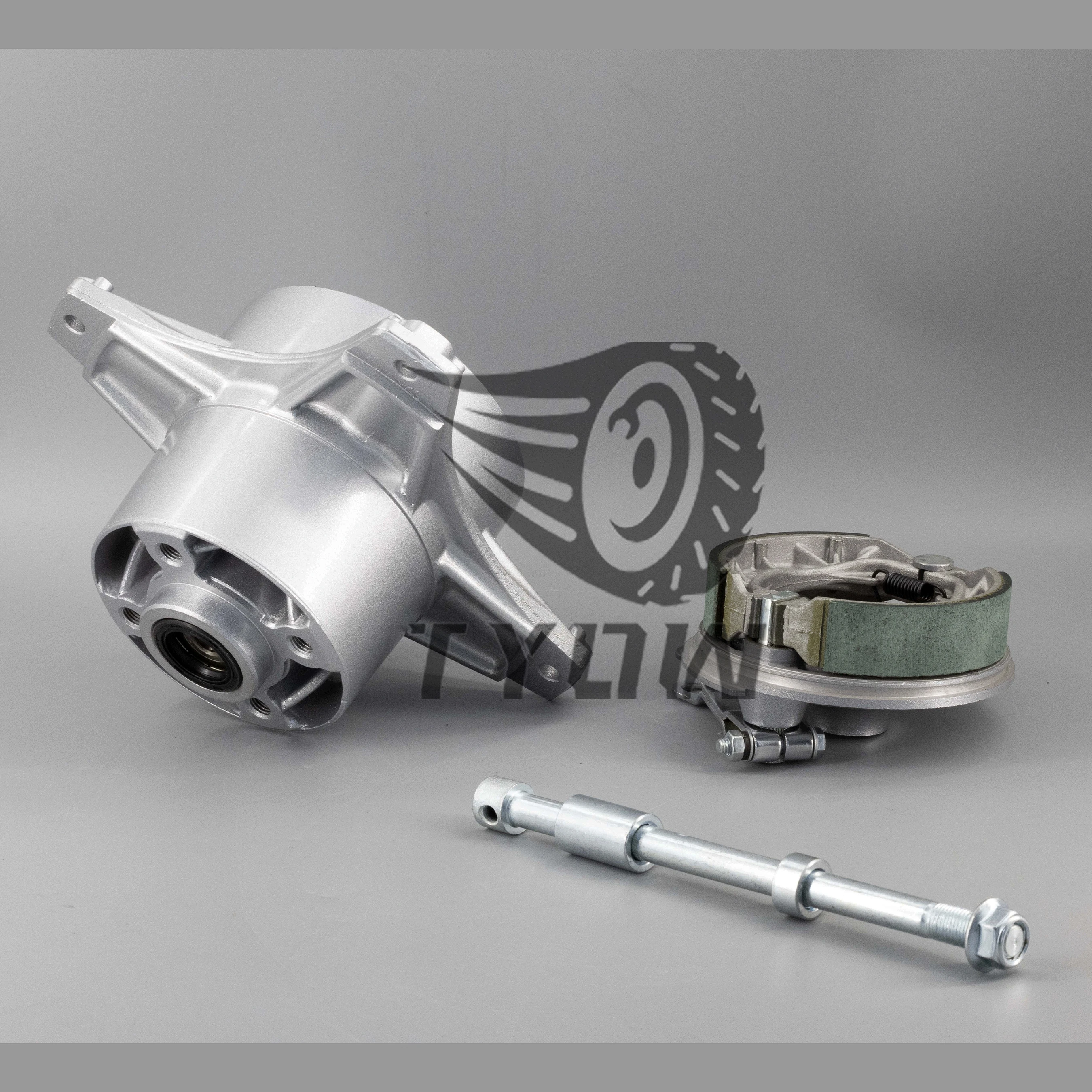 Afbeelding 7: Dax Achtertrommelrem Remnaaf Velg Met Remkap Voor Dax Ct70 Motor Achterbrug