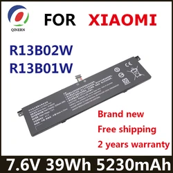 R13B02W 7,6 V 5230mAh 39Wh R13B01W Laptop Batterie Für Xiaomi Mi Air 13 13.3 