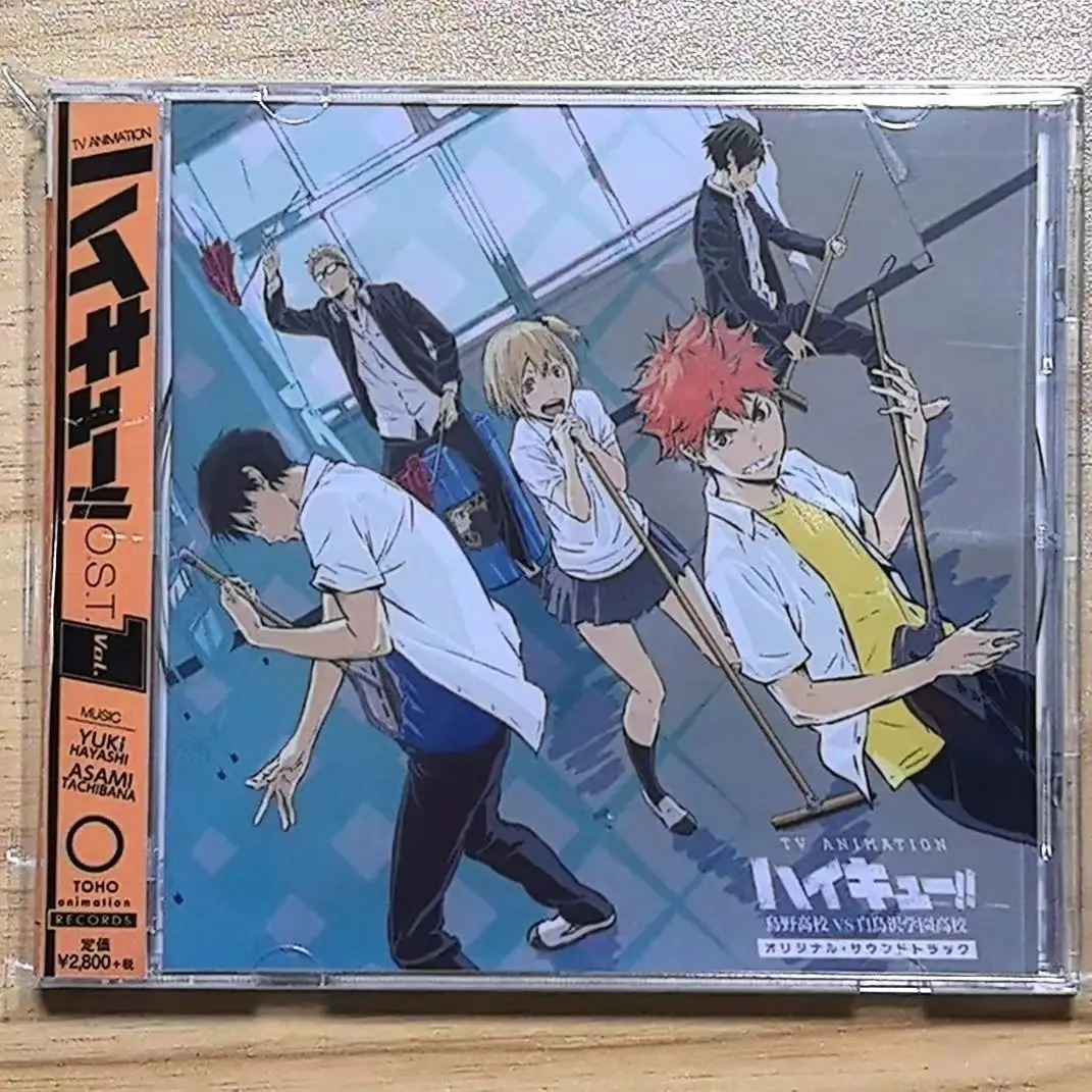 Anime Haikyuu Asami Tachibana Music CD, Greatest Hits OST 2, Álbum de Música, Cosplay, Walkman Car Soundtracks Box Collection