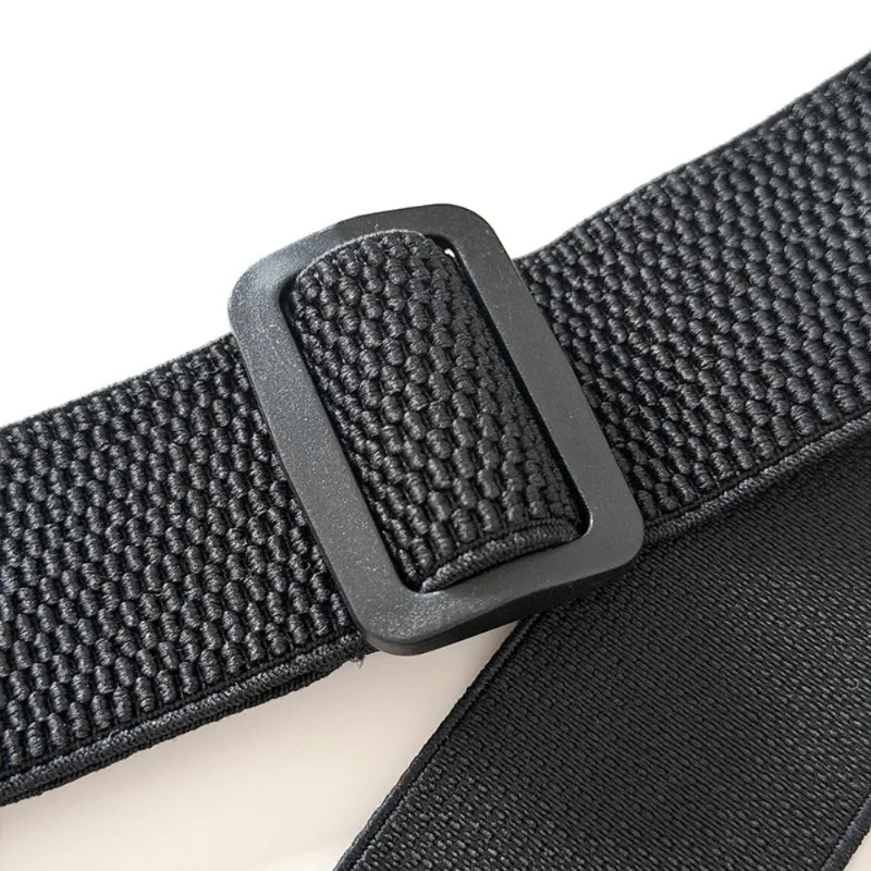 Y-Rücken, robuste, taktische, verdeckte Hosenträger, 3,8 cm breit, X-Rücken mit 4 Karabinerhaken, verstellbarer, elastischer Hosenträgergurt – Detail 4