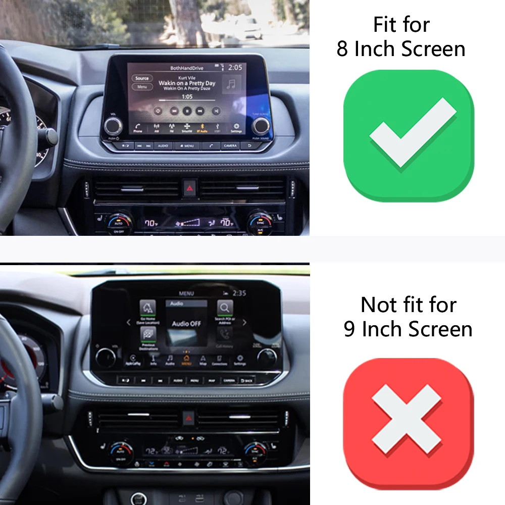Car Phone Holder For Nissan Rogue T33 2021 2022 2023 8-inch Screen Panel Fixed Base 15W Wireless Charging Phone Holder Car Mount