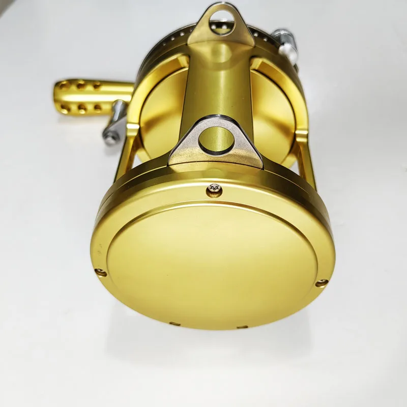 عالية الجودة 15 واط 20 واط 30 واط 50 واط 80 واط 130 واط كامل المعادن القرش التونة الصيد بكرات المحيط قارب المياه المالحة لعبة كبيرة التصيد بكرة #4