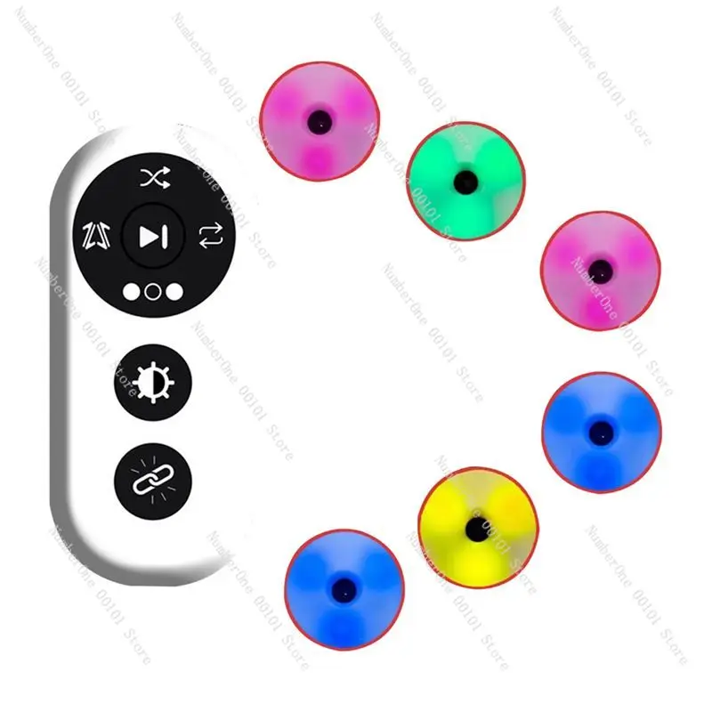 A32Z 6Pcs Reaction Training Light Kits Set Children Physical Fitness Speed Agility Response Equipment for Home Workout
