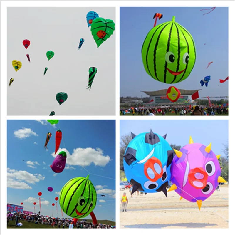 

free shipping large leaves kite flying outdoor toys kite adults cometa gigante gel blasters papalotes cometas grandes kevlar fun