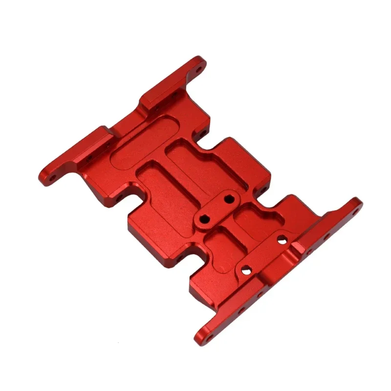 Metal Chassis Gearbox Mount Suporte De Transmissão, Skid Plate para 1:10 RC Crawler, Axial SCX10 Liga De Alumínio, Peças de Atualização